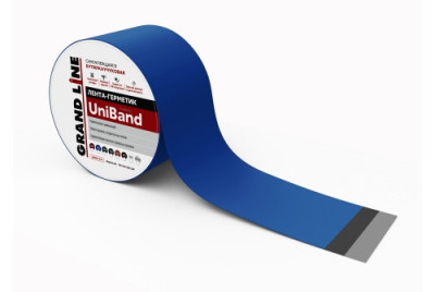 Лента герметизирующая Grand Line UniBand самоклеящаяся 10мх10см RAL 5005 синяя