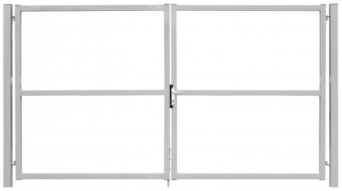 Ворота Colority Zinc Lock 2,0х3,5 RAL 7040
