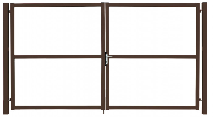 Ворота Colority Zinc Lock 1,8х3,5 RAL 8017 В.333-300-0-04