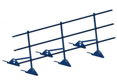 Ограждение кровельное PRESTIGE ZN композит H-900/3,0м (3трубы) ГОСТ Р 53254-2009