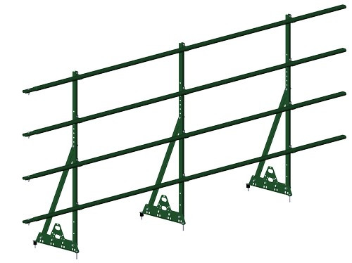 Ограждение кровельное PRESTIGE ZN NEXT H-1200/3,0м (4трубы) ГОСТ Р 53254-2009