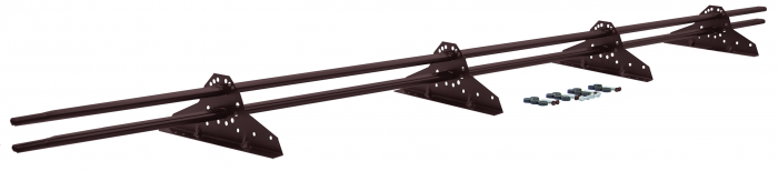 Снегозадержатель трубчатый Grand Line RAL 3007 3м